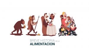 evolución del hombre foodtopia